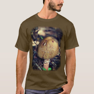 Camiseta Naturaleza del hongo marrón salvaje