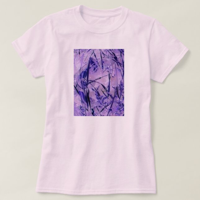 Camiseta Naturaleza del lavanda (Diseño del anverso)