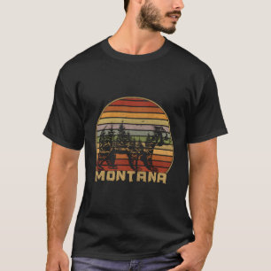 Camiseta Naturaleza del oso grizzly de Montana