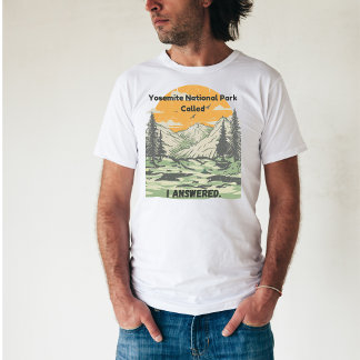 Camiseta Naturaleza del Parque Yosemite de la impresión ver