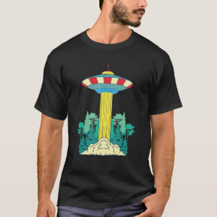 Camiseta Naturaleza del secuestro de OVNI Ciencia forestal 
