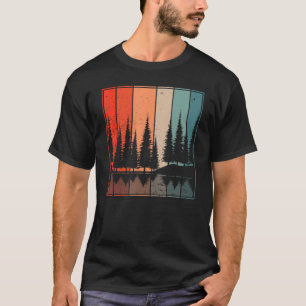 Camiseta Naturaleza del senderismo al aire libre de los bos