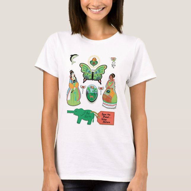 Camiseta Naturaleza del valor (Anverso)