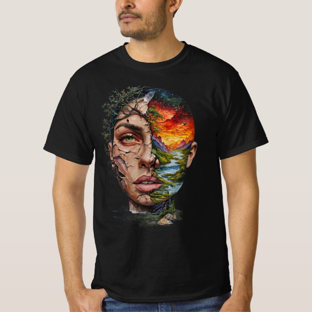 Camiseta "Naturaleza dentro de ella" (Anverso)