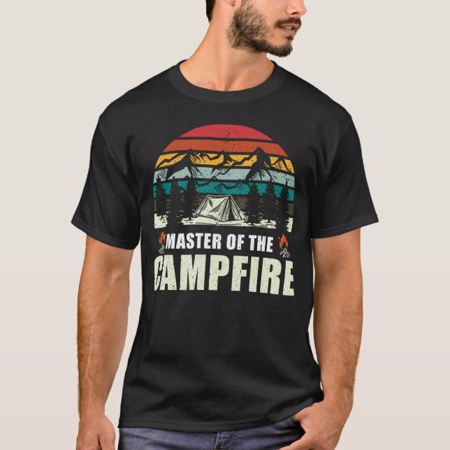 Camiseta Naturaleza divertida de Scout Campfire Divertido d (Anverso)