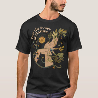 Camiseta Naturaleza Dnd Dice Manos Botánicas Y Cargo De Est