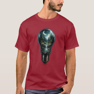 Camiseta naturaleza en bulbo