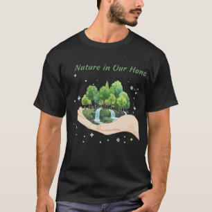Camiseta Naturaleza en Nuestras Manos Arte Ambiental Acuare
