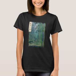 Camiseta Naturaleza espiritual del bloque de madera del bam
