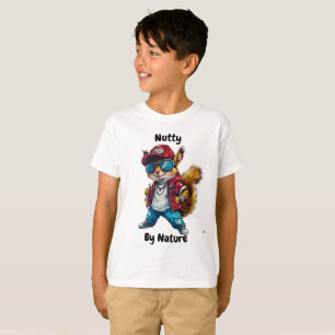 Camiseta Naturaleza Estilo de la calle de las ardillas urba