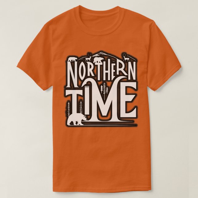 Camiseta Naturaleza Exposición septentrional TShirt (Diseño del anverso)