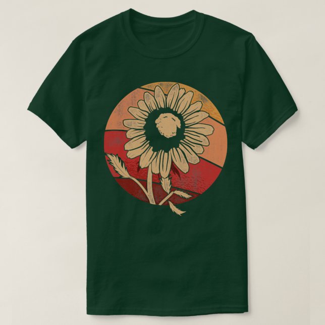 Camiseta Naturaleza floral Daisy Lover Gardener Retro Daisy (Diseño del anverso)