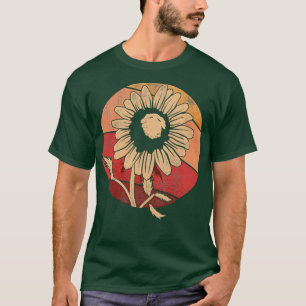 Camiseta Naturaleza floral Daisy Lover Gardener Retro Daisy