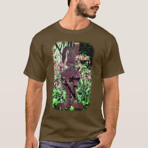 Camiseta Naturaleza floral del conejo de flores