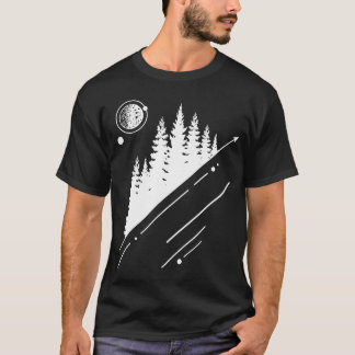 Camiseta Naturaleza geométrica moderna Bosque Hipster Gráfi