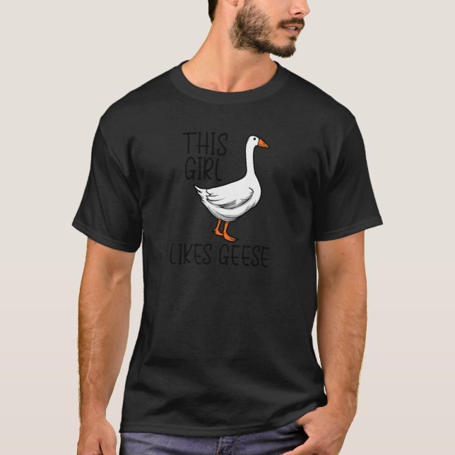 Camiseta Naturaleza Goose Animal de vida salvaje Bird Geese (Anverso)