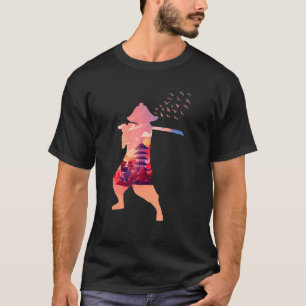 Camiseta Naturaleza Guerrero tradicional Samurai japonés