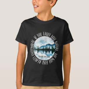 Camiseta Naturaleza Inspiradora Motivadora de Vincent Van G