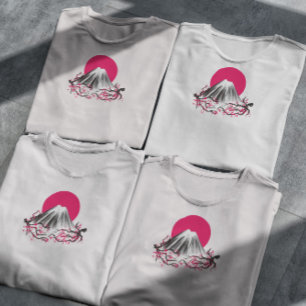 Camiseta Naturaleza japonesa de la montaña Fuji