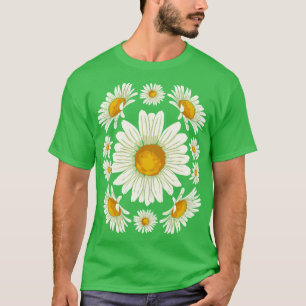 Camiseta Naturaleza Jardín Botánico Flor de margarita flora