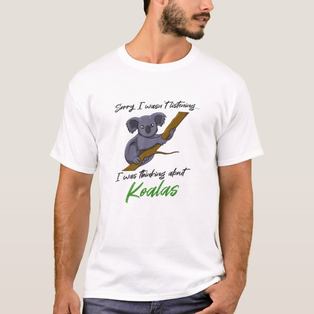 Camiseta Naturaleza Koala Divertida de la Vida Silvestre di (Anverso)