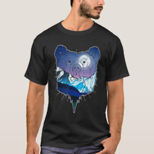 Camiseta Naturaleza Luminoso Glaciar Montañismo Montañoso P