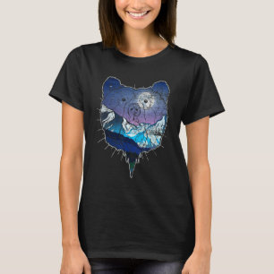 Camiseta Naturaleza luna llena Glaciar de luna Landsc