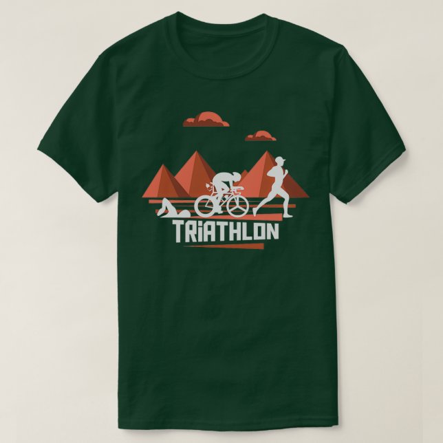 Camiseta Naturaleza maravillosa de la Triatlón 6 (Diseño del anverso)