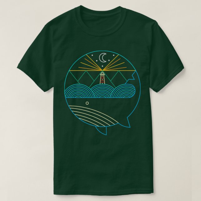 Camiseta Naturaleza Minimalista (Diseño del anverso)