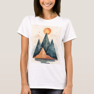 Camiseta Naturaleza minimalista de la montaña