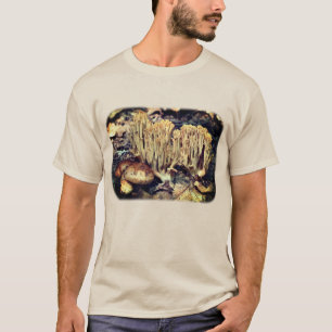 Camiseta Naturaleza mixta de hongos salvajes