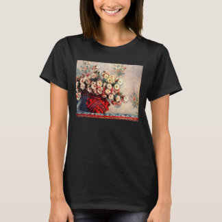 Camiseta Naturaleza muerta con Crisantemos de Claude Monet