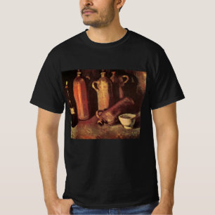 Camiseta Naturaleza muerta de 4 botellas de piedra por Vinc