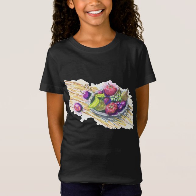 Camiseta Naturaleza Muerta de Frutas (Anverso)