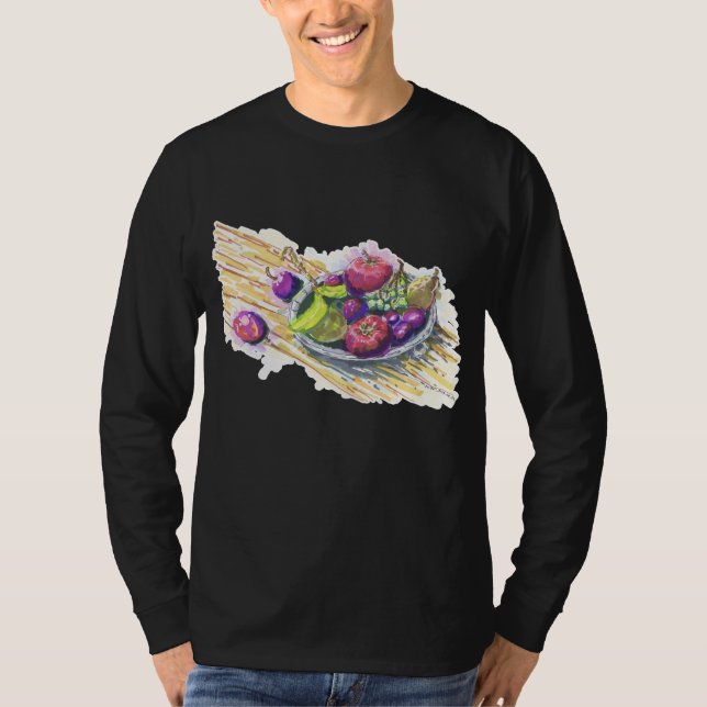 Camiseta Naturaleza Muerta de Frutas (Anverso)