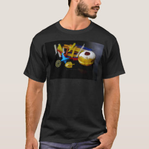 Camiseta Naturaleza muerta simbólica de Hanukkah de Slipper