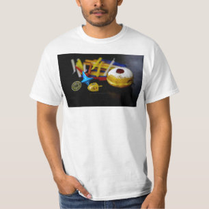 Camiseta Naturaleza muerta simbólica de Hanukkah de Slipper