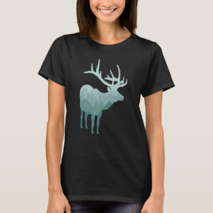 Camiseta Naturaleza paisajística de las montañas del bosque