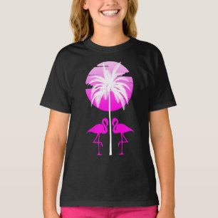 Camiseta Naturaleza rosada de Flamingo