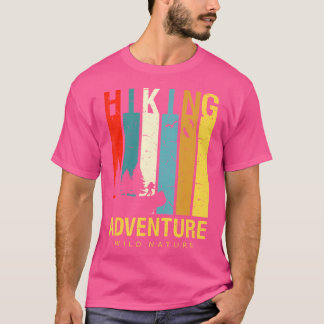 Camiseta Naturaleza salvaje de la aventura de senderismo