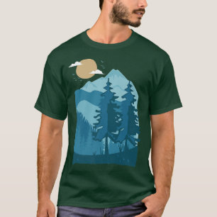 Camiseta Naturaleza Senderismo Aventura ViajeraMedianoche P