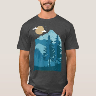 Camiseta Naturaleza Senderismo Aventura ViajeraMedianoche P