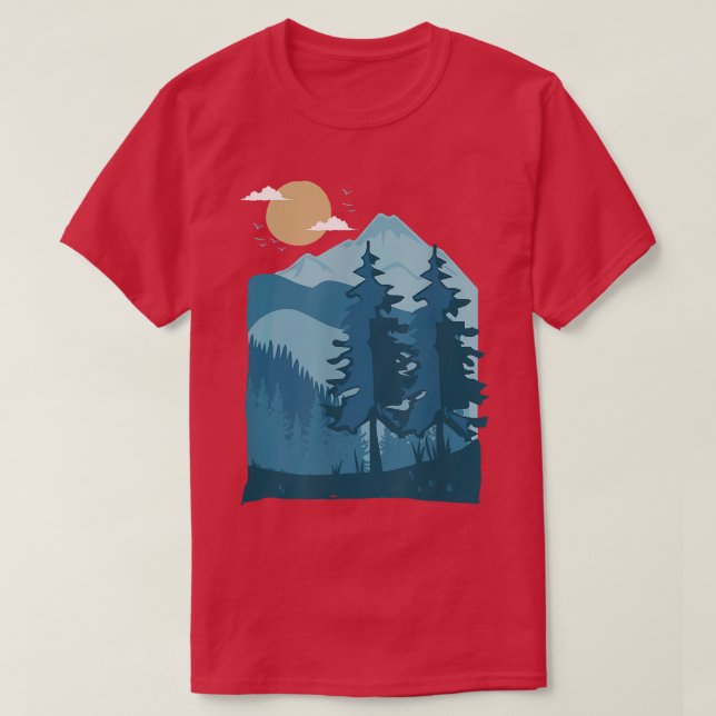 Camiseta Naturaleza Senderismo Aventura ViajeraMedianoche P (Diseño del anverso)