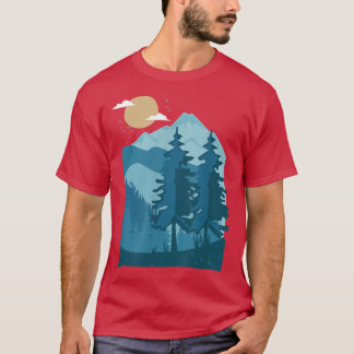 Camiseta Naturaleza Senderismo Aventura ViajeraMedianoche P