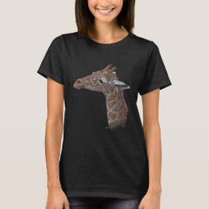 Camiseta Naturaleza silvestre africana de jirafa al aire li