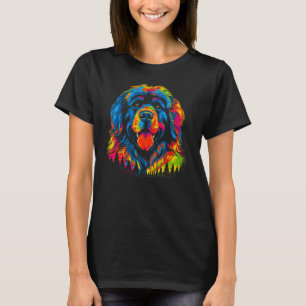 Camiseta Naturaleza tibetana de los perros mastiff