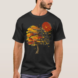 Camiseta Naturaleza Vida Silvestre Llenos De Árbol De Luna 