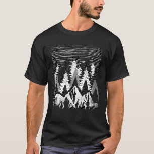 Camiseta Naturaleza Vida silvestre Montaña Árboles forestal