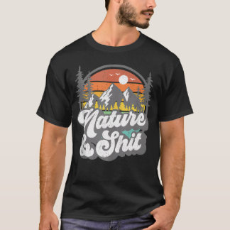 Camiseta Naturaleza Y Divertido Camping Senderismo Campista