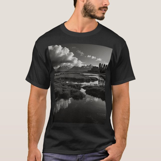 Camiseta Naturaleza y progreso: Un delicado equilibrio (Anverso)